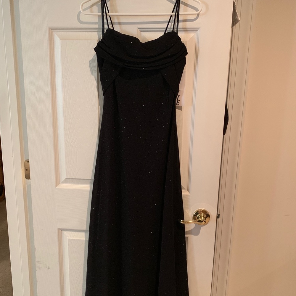 Petite sparkly maxi gown